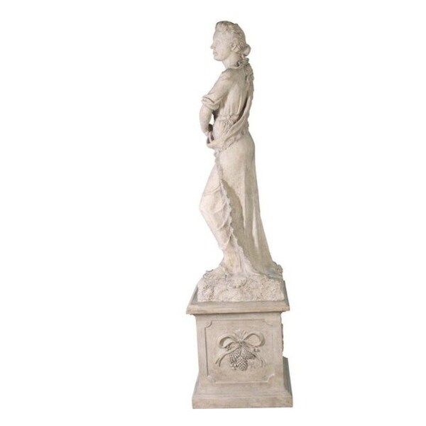 Four Seasons Winter Statue With Plinth